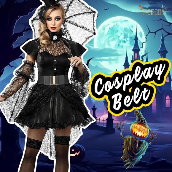 4 Pack Elastic Waist Belts Women Dress Belt Stretch Vintage Plus Size - Picture 3 of 9